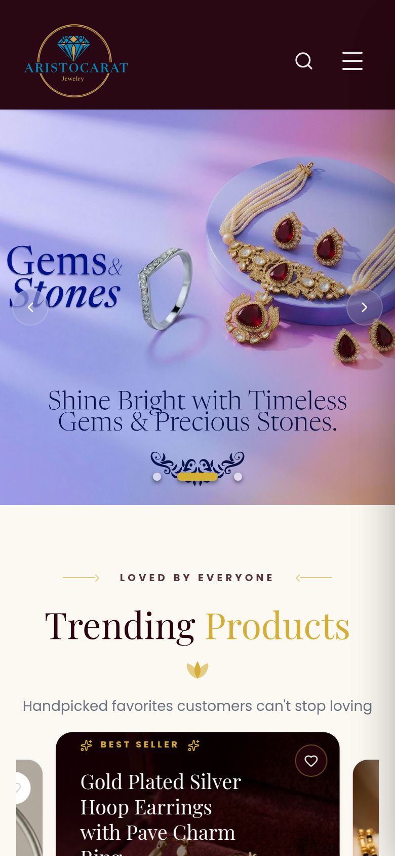 Aristocarat Jewelry on mobile